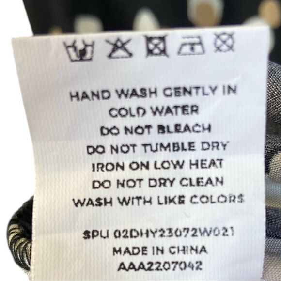 BloomChic Fit and Flare Black, Gold, and Ivory Polka Dot Dress. Size 14/16 - Picture 8 of 8